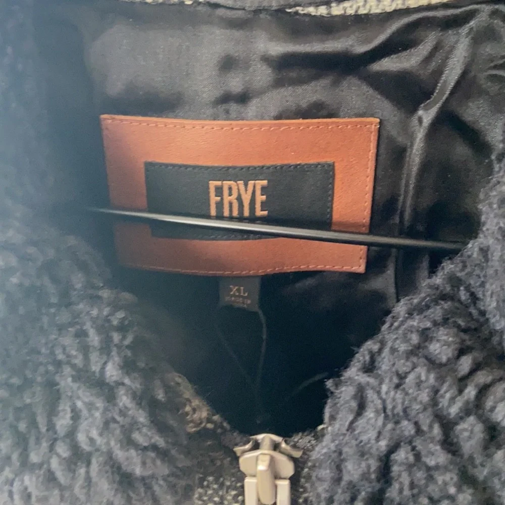 🔖L FRYE Dylan Shadow Plaid Bomber Jacket Coat